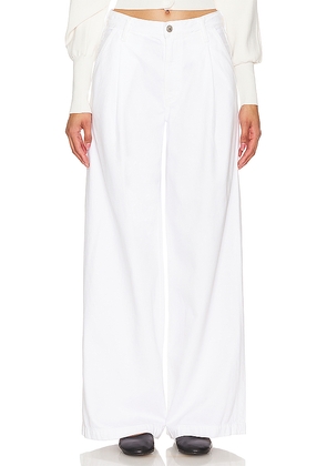 AGOLDE Ellis Trouser Jeans in White. Size 31. Also in 28, 33, 34.