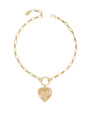 Brinker + Eliza The Best Is Yet To Come Necklace in Metallic Gold.