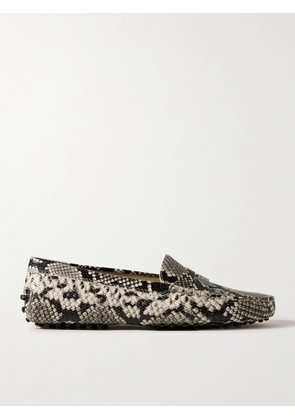 Tod's - Gommino Snake-effect Leather Loafers - Animal print - IT34,IT35,IT36,IT36.5,IT37,IT37.5,IT38,IT38.5,IT39,IT39.5,IT40,IT40.5,IT41,IT41.5,IT42
