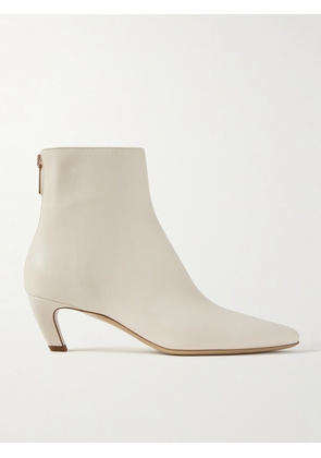 Gabriela Hearst - Clayton Leather Ankle Boots - Cream - IT36,IT36.5,IT37,IT37.5,IT38,IT38.5,IT39,IT39.5,IT40,IT40.5,IT41