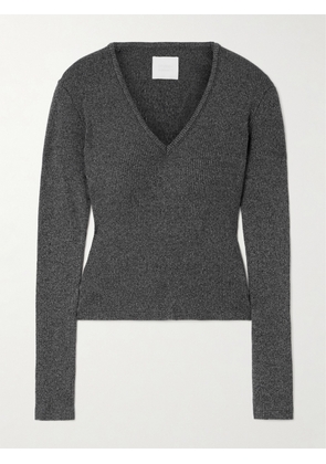 Citizens of Humanity - Emma Ribbed Stretch-knit Sweater - Black - x small,small,medium,large,x large