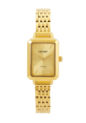 Cendre Mason Watch in Metallic Gold.