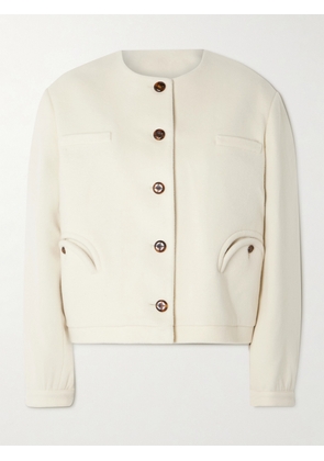BLAZÉ Milano - Gliss Wool-blend Felt Jacket - Off-white - 00,1,2,3,4