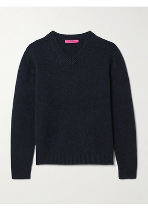 The Elder Statesman - Monterey Brushed-cashmere Sweater - Blue - x small,small,medium,large