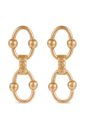 Gas Bijoux Rivage beaded chain earrings - Gold