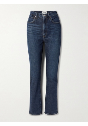 AGOLDE - High Rise Stovepipe Straight-leg Organic Jeans - Blue - 23,24,25,26,27,28,29,30,31,32