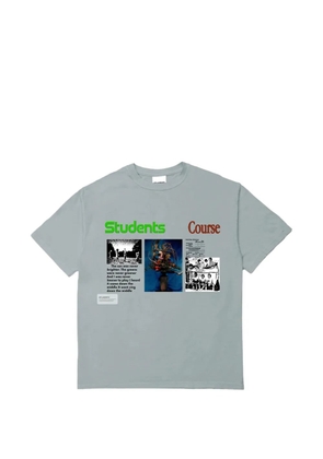 Students Golf Course printed T-shirt - Grey