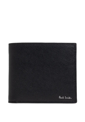Paul Smith car print leather wallet - Black