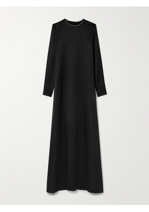 Adam Lippes - Silk-charmeuse Gown - Black - US2,US4,US6,US8,US10