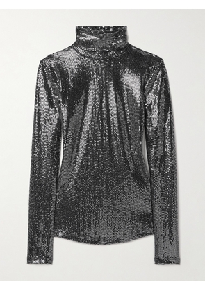 Isabel Marant - Joyela Sequined Stretch-jersey Turtleneck Top - Black - FR 34,FR 36,FR 38,FR 40,FR 42,FR 44