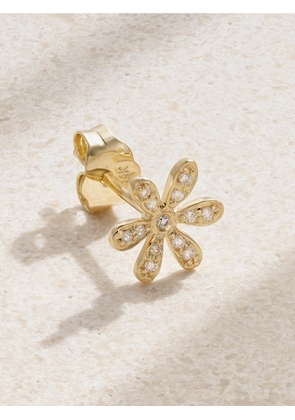 Sydney Evan - Daisy 14-karat Gold Diamond Single Earring - One size