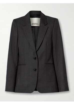 MARANT ÉTOILE - Reva Prince Of Wales Checked Wool Blazer - Gray - FR 34,FR 36,FR 38,FR 40,FR 42,FR 44