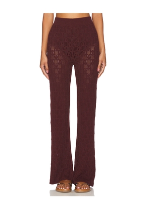 A.L.C. Keeley Pant in Burgundy. Size M. Also in S.