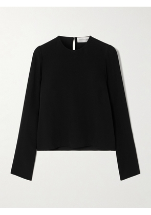 Veronica de Piante - Alana Silk-georgette Blouse - Black - IT38,IT40,IT42,IT44,IT46