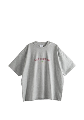 VETEMENTS raw-hem T-shirt - Grey