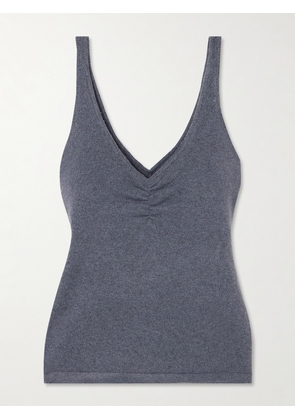 Deiji Studios - Gathered Recycled Knitted Tank - Blue - xx small,x small,small,medium,large,x large