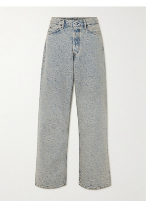 Acne Studios - 1981 Denim-jacquard Low-rise Wide-leg Jeans - Blue - EU 32,EU 34,EU 36,EU 38,EU 40,EU 42