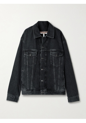 Acne Studios - Oversized Denim Jacket - Black - xx small,x small,small,medium
