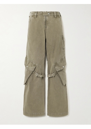 Acne Studios - Cotton-canvas Cargo Pants - Green - EU 32,EU 34,EU 36,EU 38,EU 40,EU 42