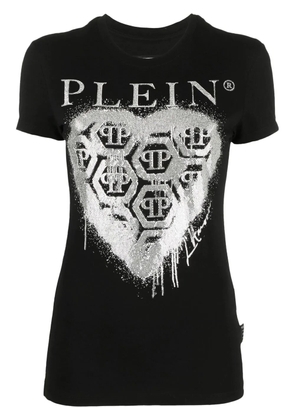 Philipp Plein logo-print short-sleeve T-shirt - Black