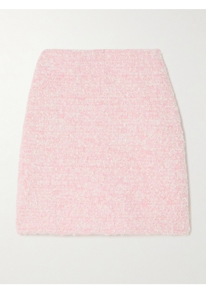 Balenciaga - Metallic Cotton-blend Tweed Mini Skirt - Pink - XS,S,M