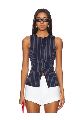 ALL THE WAYS Jianna Vest in Navy. Size L. Also in M, S, XS, XXS.