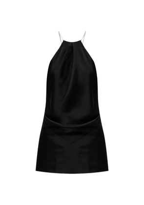 Victoria Beckham halterneck drapped top - Black