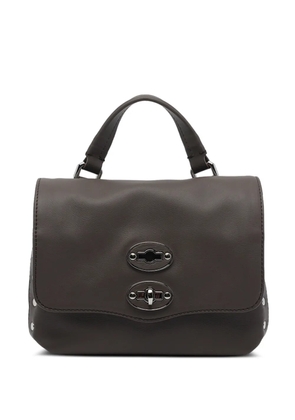 Zanellato Postina turn-lock-closure tote bag - Brown