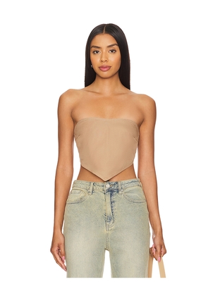 AFRM Pandora Top in Brown. Size L. Also in M.