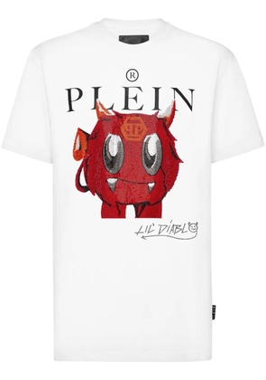 Philipp Plein SS Crystal Monster T-shirt - White