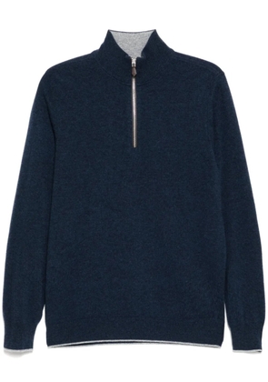 N.Peal Carnaby sweater - Blue