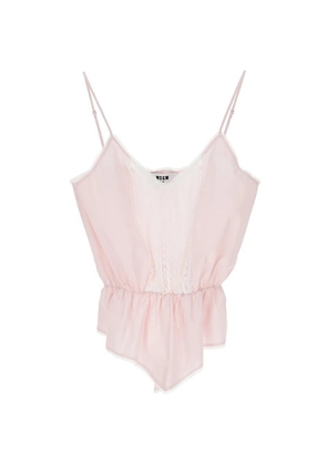 MSGM lace camisole top - Pink