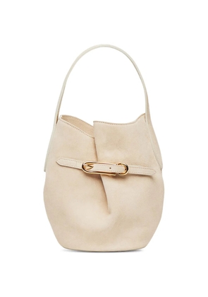 Liffner buckle bucket bag - White