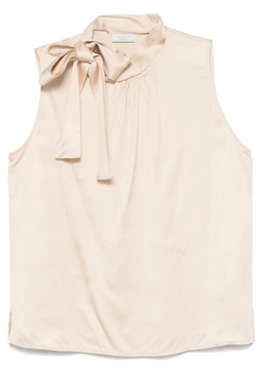 Peserico tied-neck blouse - Neutrals
