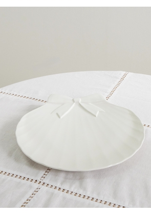 Gohar World - Sadaf Large Porcelain Serving Plate - Off-white - One size