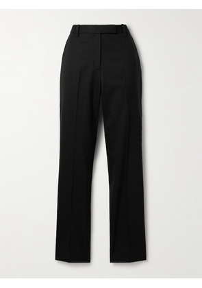 Proenza Schouler - Teddy Wool-blend Twill Straight-leg Pants - Black - US0,US2,US4,US6,US8,US10