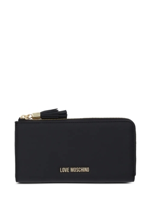 Love Moschino tassel-detail wallet - Black