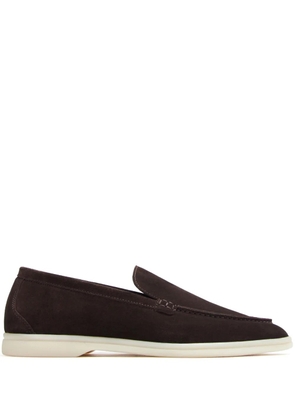 Scarosso Ludovica suede loafers - Brown