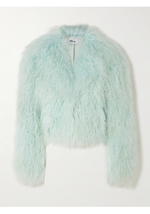 Self-Portrait - Shearling Jacket - Green - small,medium,large