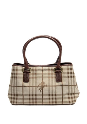 Burberry Pre-Owned 2000 Haymarket tote bag - Brown