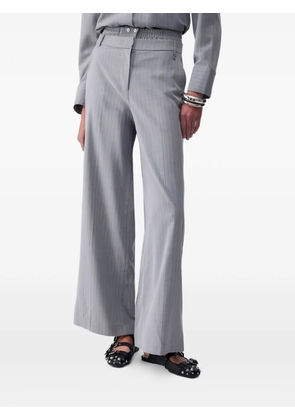 LIU JO pinstriped trousers - Grey