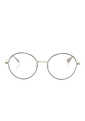 GIGI STUDIOS Perla round-frame glasses - Gold
