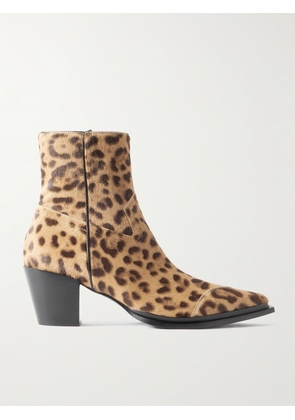 Jimmy Choo - Cece 60 Leopard-print Pony Hair Ankle Boots - Animal print - IT36,IT36.5,IT37,IT37.5,IT38,IT38.5,IT39,IT39.5,IT40,IT40.5,IT41,IT41.5,IT42