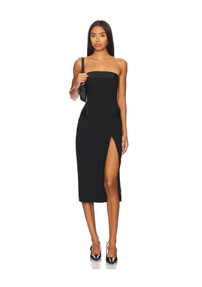 Amanda Uprichard Cassia Dress in Black. Size M. Also in L, S.