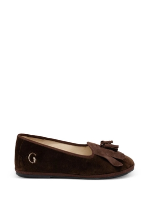 Gondolina Loita logo-detail loafers - Brown