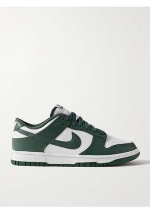 Nike - Dunk Low Leather Sneakers - Green - US4,US4.5,US5,US5.5,US6,US6.5,US7,US7.5,US8,US8.5,US9,US9.5,US10,US10.5,US11