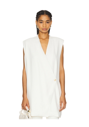 ANINE BING Venice Mini Dress in Ivory. Size M. Also in S.