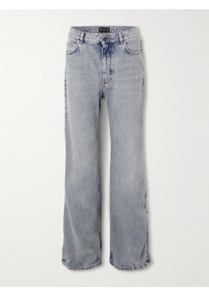 Balenciaga - Distressed Low-rise Flared Jeans - Blue - XXS,XS,S,M,L