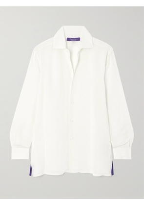 Ralph Lauren Collection - Capri Voile Shirt - Cream - US0,US2,US4,US6,US8,US10,US12