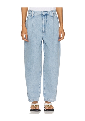 AGOLDE Becker Wide Leg Jeans in Denim-Light. Size 26. Also in 27, 28.